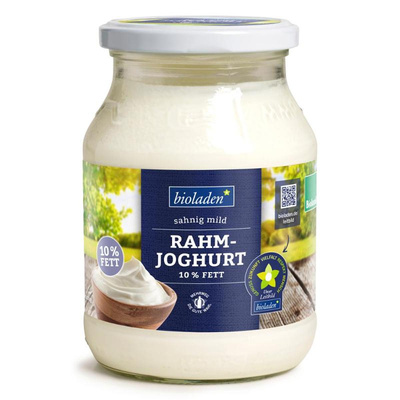 Produktfoto zu Rahmjoghurt sahnig mild 10% Fett 500g