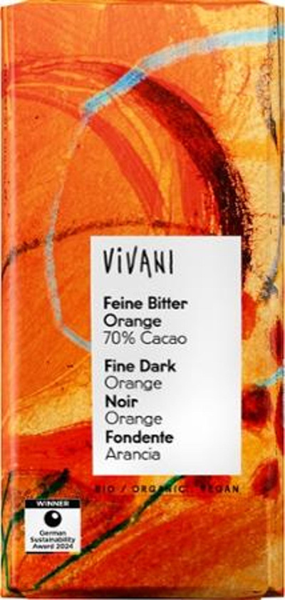 Produktfoto zu Feine Bitter Orange 70% Kakao 80g