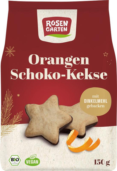 Produktfoto zu Orangen Kekse mit Zartbitter Schokoladenboden