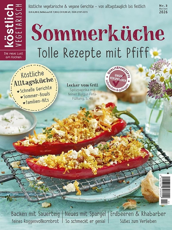 Produktfoto zu Zeitschrift "köstlich vegetarisch"