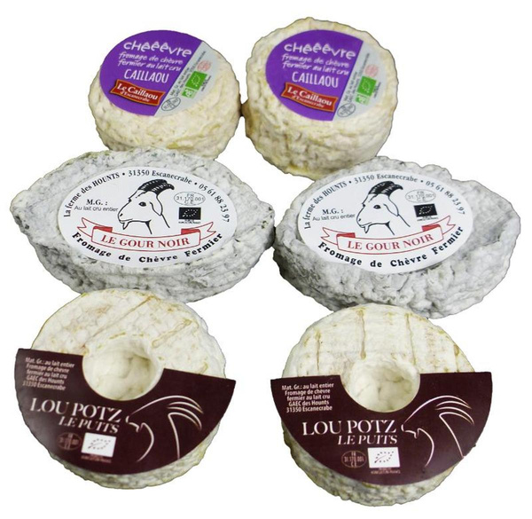 Produktfoto zu Ziegen Mischsortiment 'Petits Chèvres' 960g