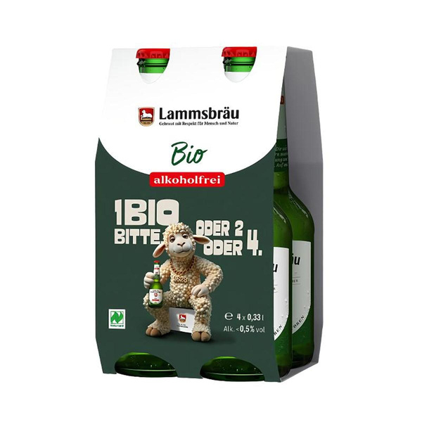 Produktfoto zu Lammsbräu alkoholfrei Kiste 10*0,33L