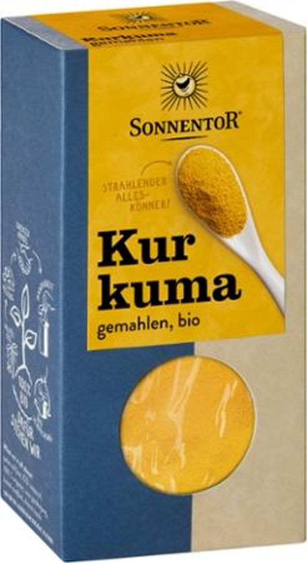 Produktfoto zu Kurkuma (Gelbwurzel) gemahlen, 40g Tüte