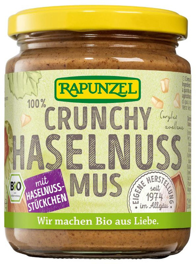 Produktfoto zu Crunchy Haselnussmus 250g