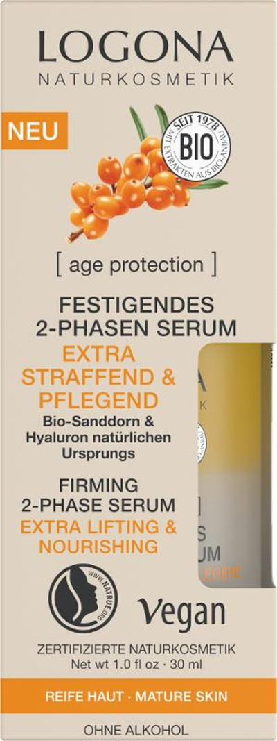 Produktfoto zu [age protection] Festigendes 2-Phasen-Serum Sanddorn & Hyaluron 30ml