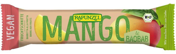 Produktfoto zu Fruchtschnitte Mango & Baobab 40g