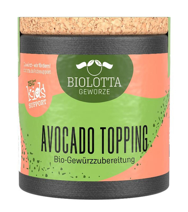 Produktfoto zu Bio Avocado-Topping, Gewürzzubereitung (Pappdose) 50g