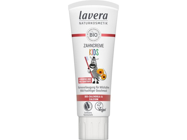 Produktfoto zu Zahncreme Kids Fluoridfrei 75ml