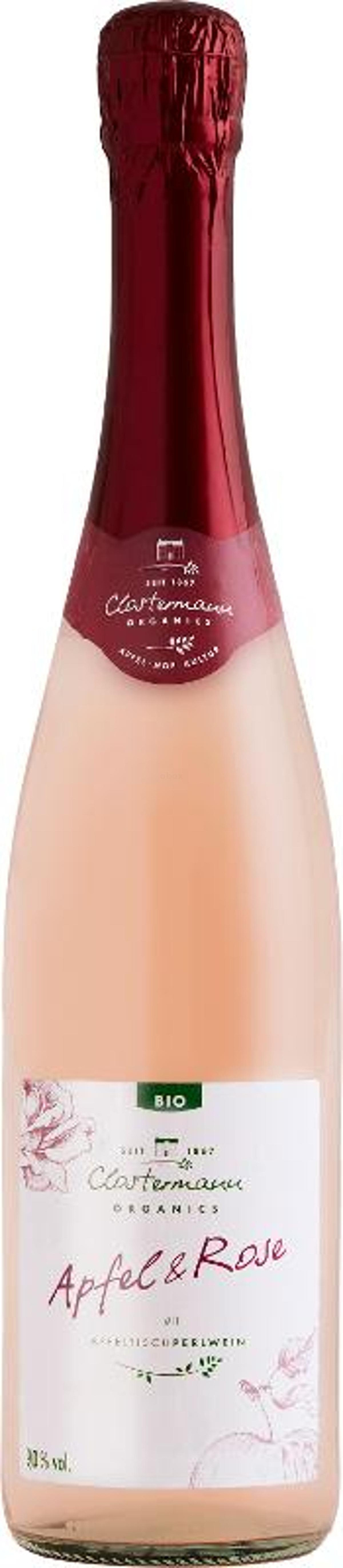 Produktfoto zu Apfeltischperlwein Apfel&Rose 0,75L