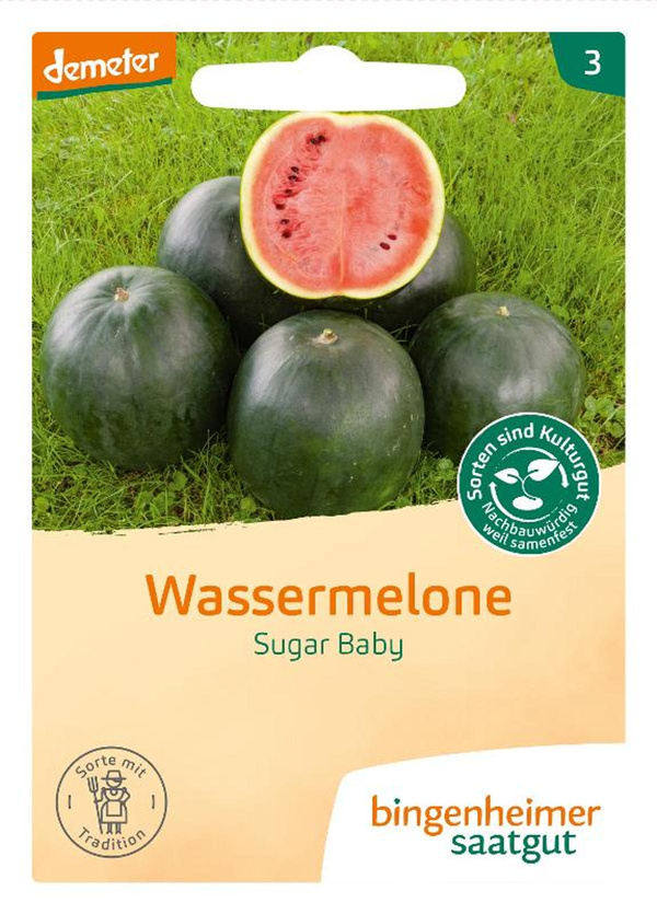Produktfoto zu Saatgut  Wassermelone Sugar Baby