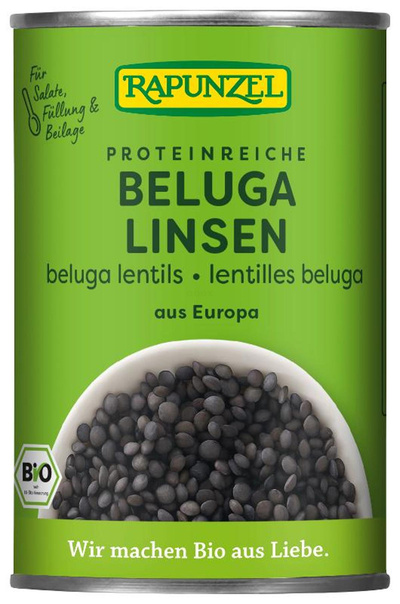 Produktfoto zu Belugalinsen 400g