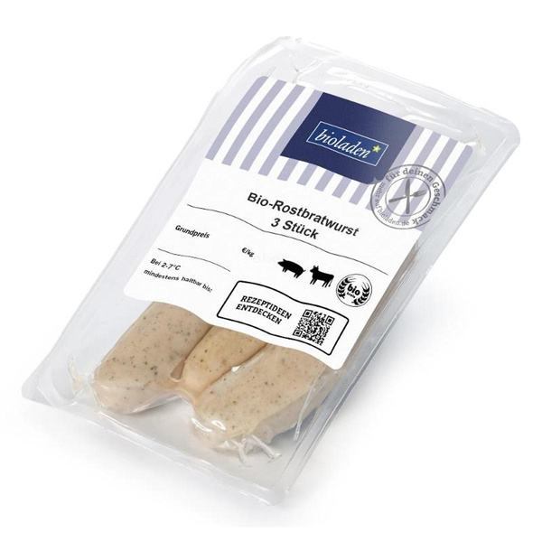 Produktfoto zu Frische Rostbratwürste 3 Stück 240g