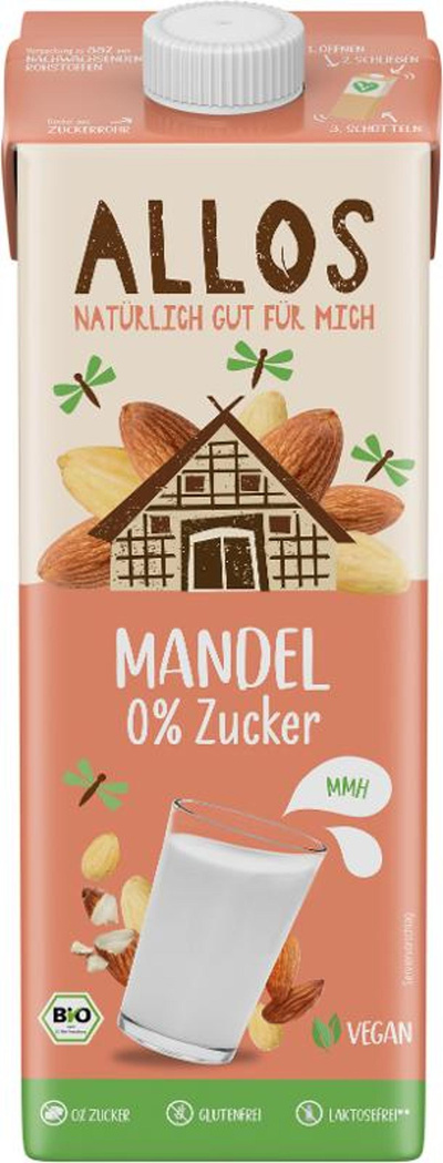 Produktfoto zu ALLOS Mandel Drink Naturell