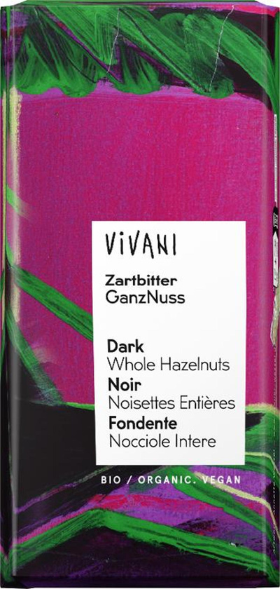 Produktfoto zu Zartbitter GanzNuss Tafelschokolade 100g
