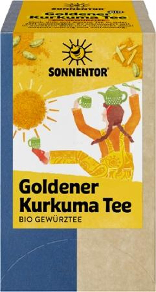 Produktfoto zu Goldener Kurkumatee