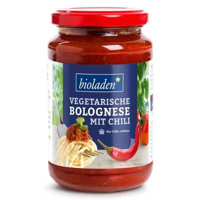 Produktfoto zu Vegetarische Bolognese mit Chili 340g