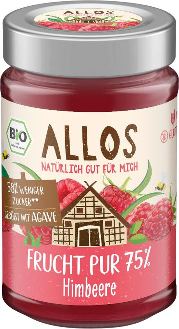 Produktfoto zu Frucht Pur 75% Himbeere 250g