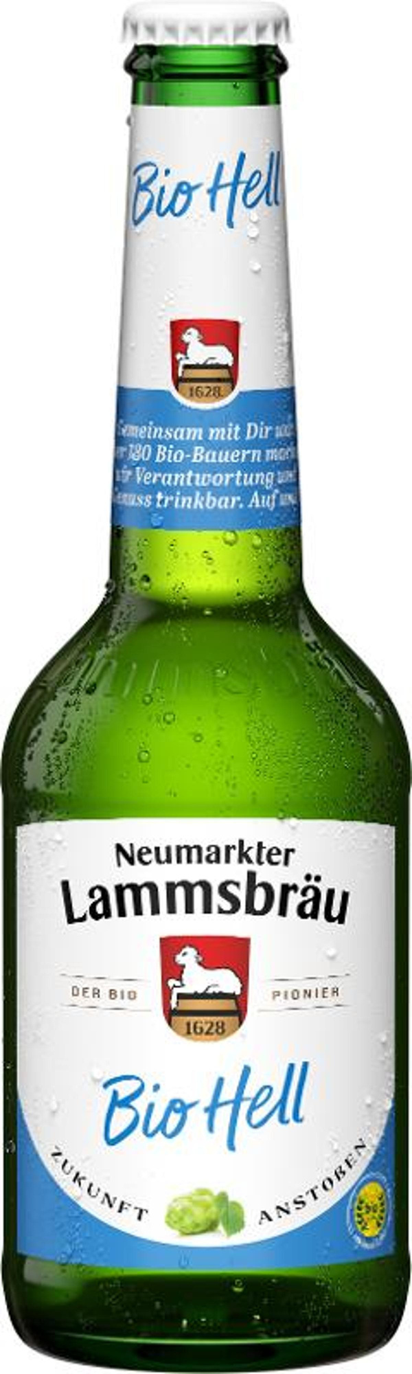 Produktfoto zu Lammsbräu Bio Hell 0,33L