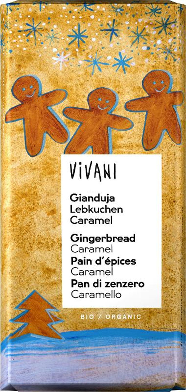 Produktfoto zu Schokolade Gianduja Lebkuchen Caramel 100g