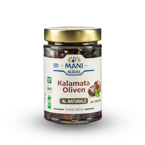 Produktfoto zu Kalamata Oliven entkernt mit Oregano 175g