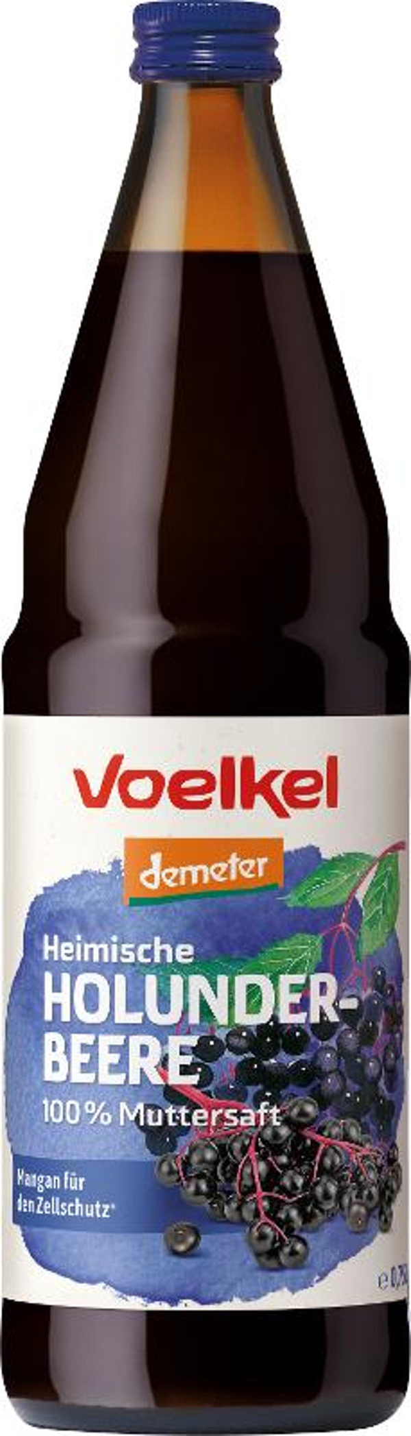 Produktfoto zu Saft Heimischer Holunder pur 0,75L