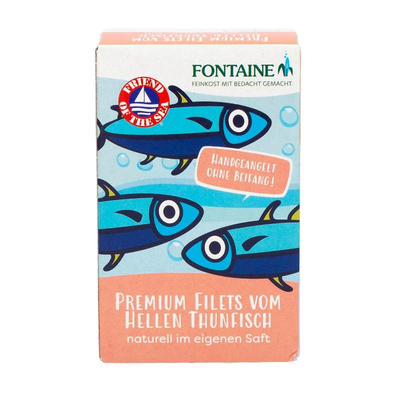 Produktfoto zu Thunfischfilets in eigenem Saft 120g