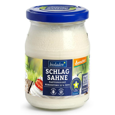 Produktfoto zu Demeter Schlagsahne 32% Fett 250g