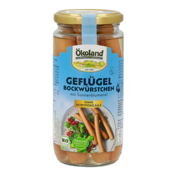 Produktfoto zu Bockwürstchen Geflügel 6 Stück
