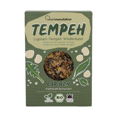 Produktfoto zu Lupinen-Tempeh Wildkräuter 170g