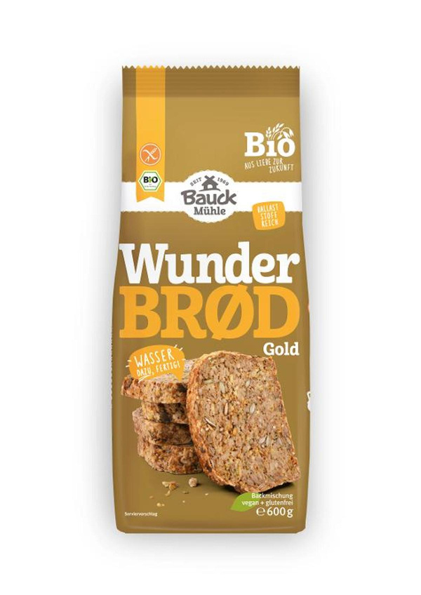 Produktfoto zu Wunderbrød Gold Backmischung - glutenfrei
