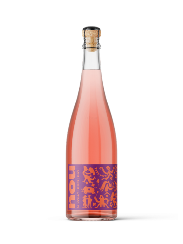 Produktfoto zu NOU alkoholfrei rose 0,75L