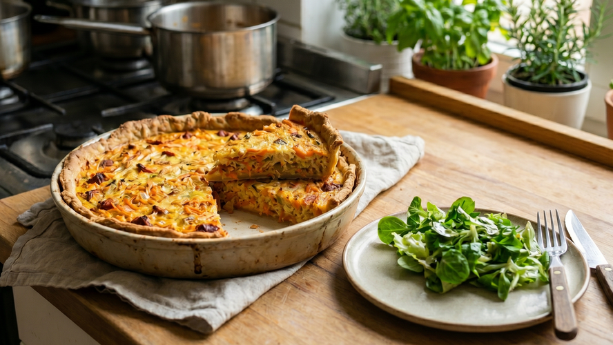 Rezeptbild für Familien Quiche