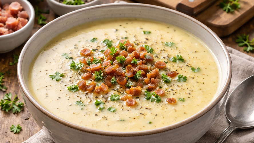 Rezeptbild für Kartoffelcremesuppe