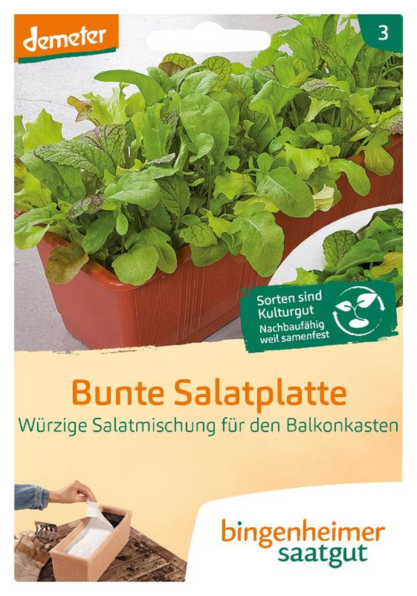 Produktfoto zu Saatgut Bunte Salatplatte