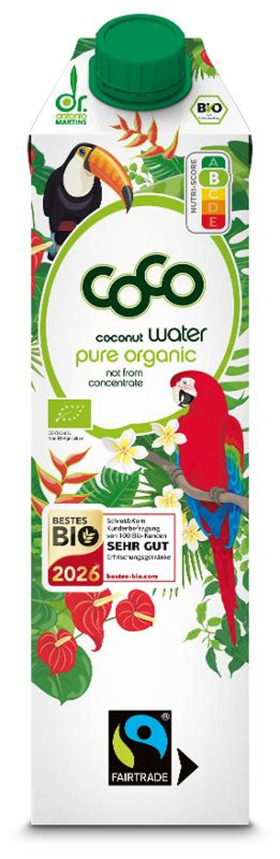 Produktfoto zu Coco Water Pur Fairtrade 1L
