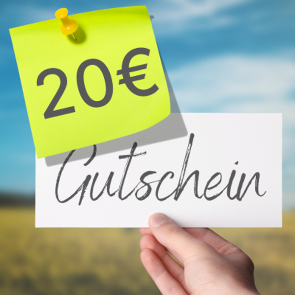 Produktfoto zu Wertgutschein 20 Euro
