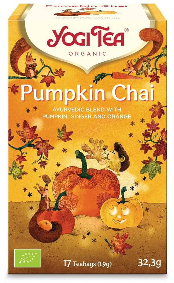Produktfoto zu YogiTea Pumpkin Chai 17 Beutel