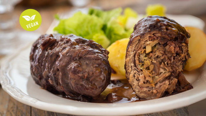 Rezeptbild für Vegane Rouladen
