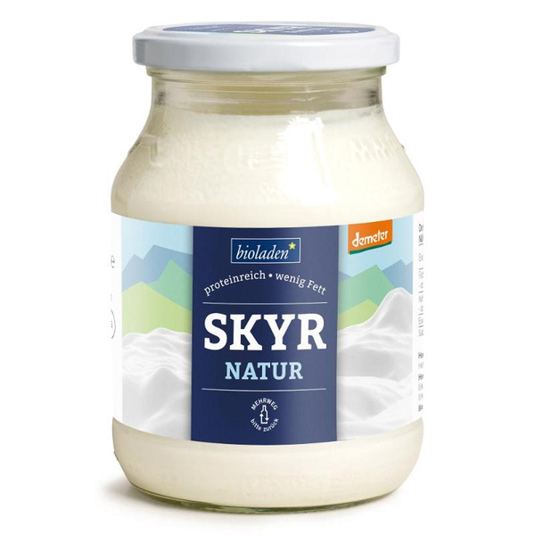 Produktfoto zu Skyr Natur im Glas 500g