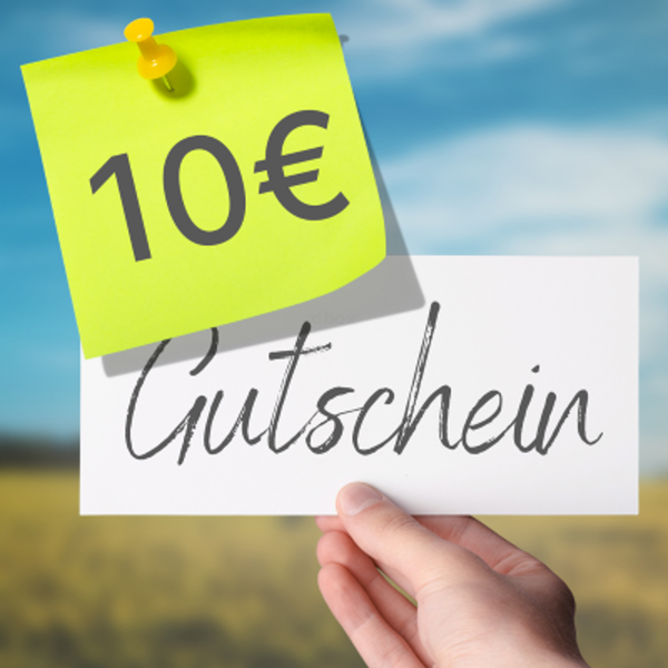 Produktfoto zu Wertgutschein 10 Euro