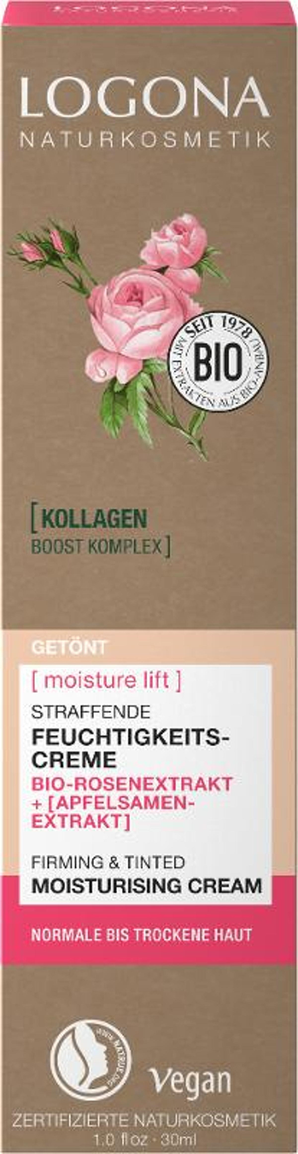 Produktfoto zu [moisture lift] Getönte straffende Feuchtigkeitscreme Rose & Apfelsamen 30ml