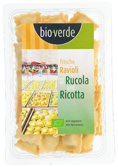 Produktfoto zu Frische Ravioli mit Rucola und Ricotta 250g