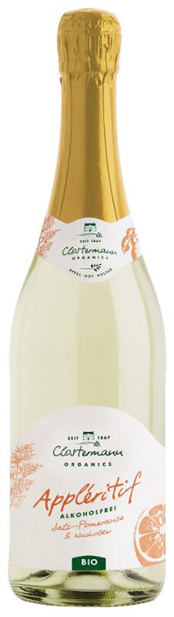 Produktfoto zu Appleritif Salz-Pomeranze & Wacholder alkoholfrei 0,75L