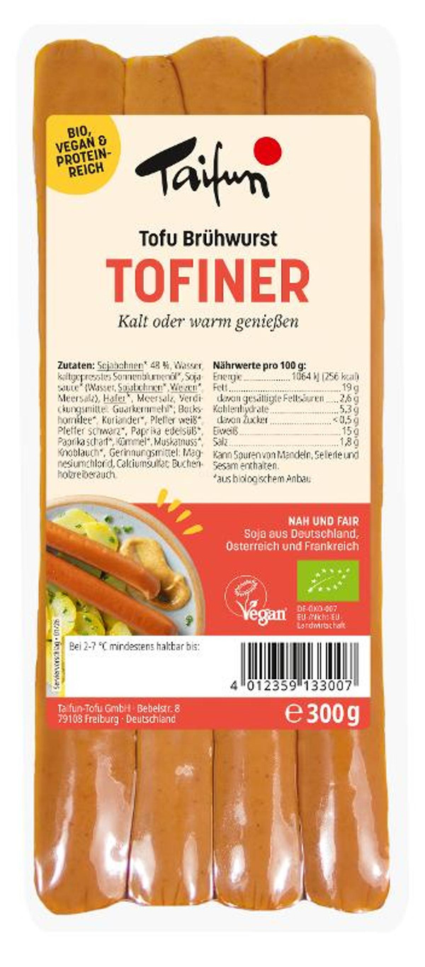 Produktfoto zu Tofiner vegane Wiener 300g