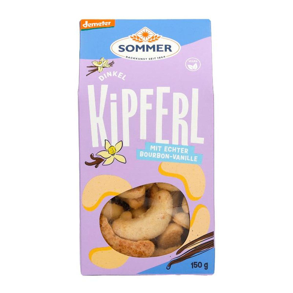 Produktfoto zu Dinkel Vanille Kipferl 150g