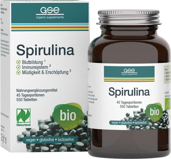 Produktfoto zu Spirulina 550 Tabletten