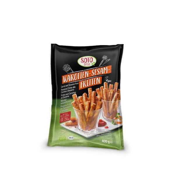 Produktfoto zu TK Karotten-Sesam Fritten 400g