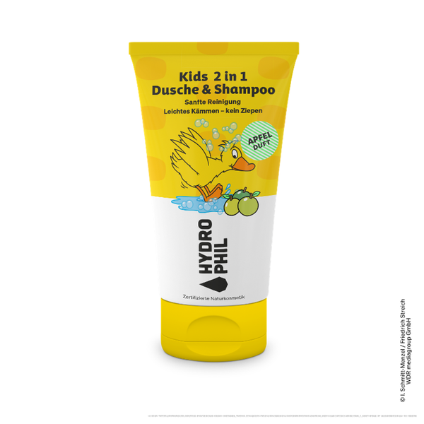 Produktfoto zu Shampoo & Dusche Ente Apfel 2 in 1 200ml