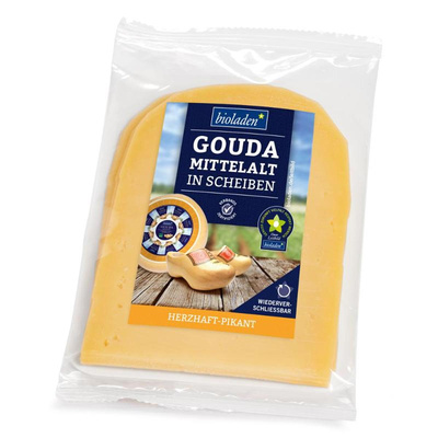 Produktfoto zu Gouda mittelalt in Scheiben 150g