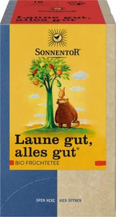 Produktfoto zu Laune gut,alles gut© Früchtetee 18 Beutel